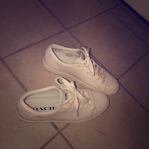 White coach sneakers men’s